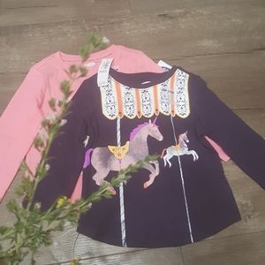 Girl's  t shirts with unicorns
